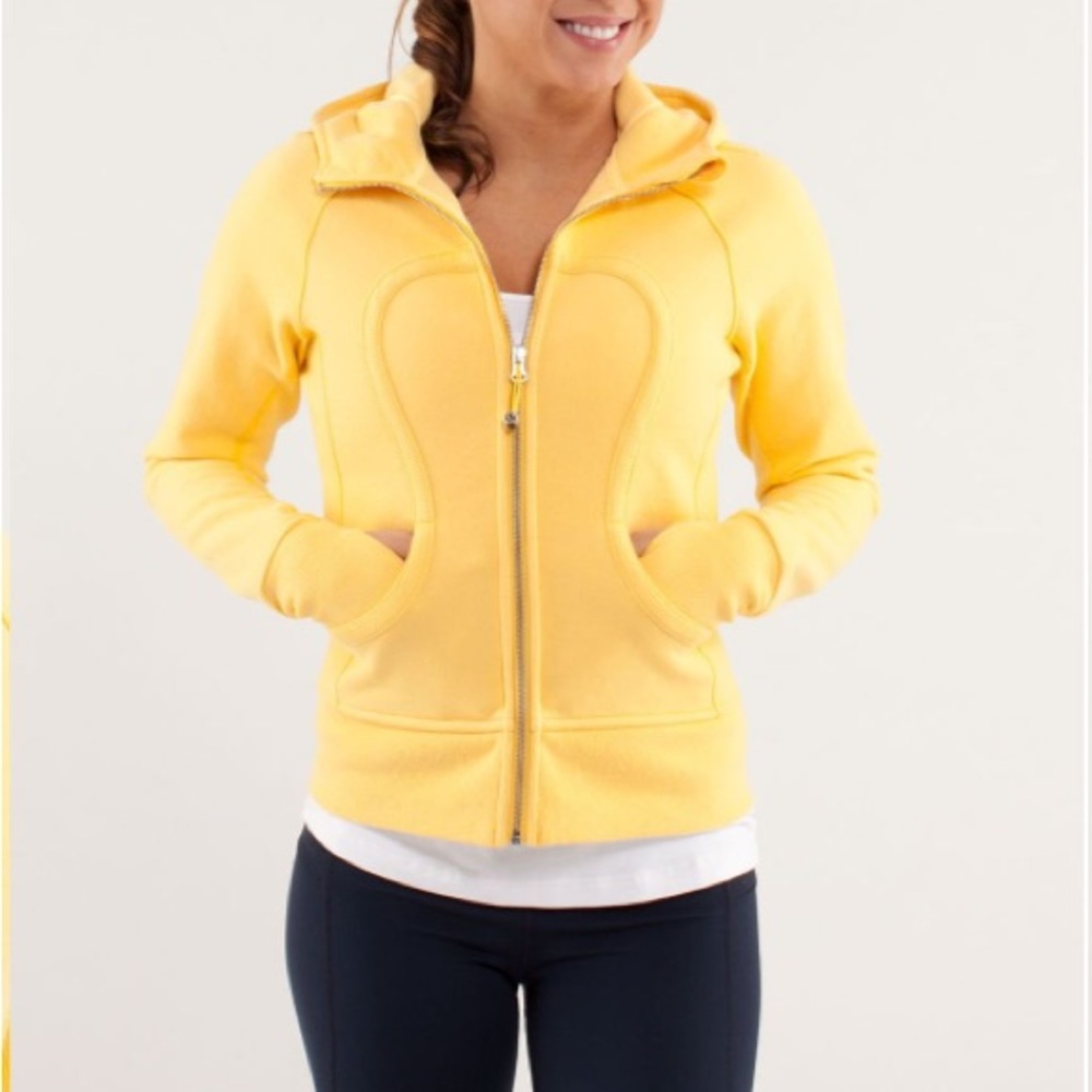lululemon athletica Women's Yellow Scuba Hoodie